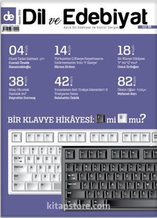 Dil ve Edebiyat Aylık Dil ve Edebiyat Kültür Dergisi Sayı:83 Kasım 2015