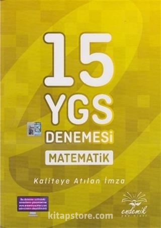 15 YGS Matematik Denemesi