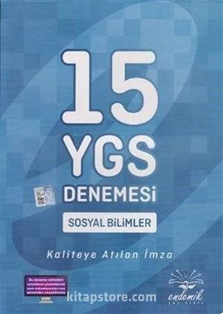 Çözümlü 15 YGS Sosyal Bilimler Denemeleri