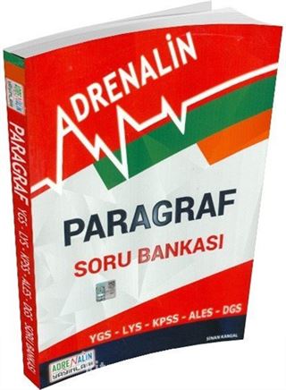 Adrenalin YGS LYS KPSS ALES DGS Paragraf Soru Bankası