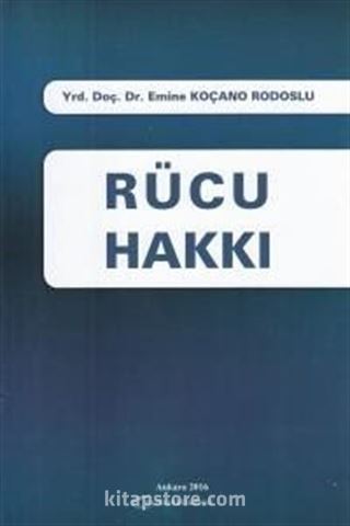 Rücu Hakkı