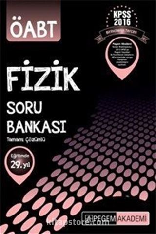 2016 KPSS ÖABT Fizik Tamamı Çözümlü Soru Bankası