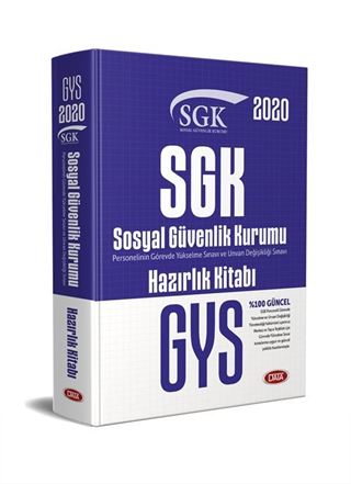 2020 SGK Görevde Yükselme Sınavına Hazırlık Konu Kitabı