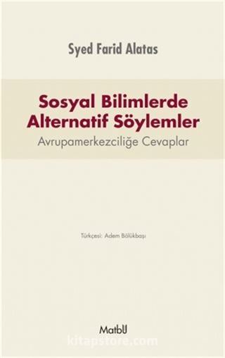 Sosyal Bilimlerde Alternatif Söylemler