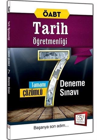 2016 ÖABT Tarih Öğretmenliği Tamamı Çözümlü 7 Deneme Sınavı