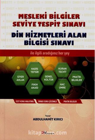 Mesleki Bilgiler Seviye Tespit Sınavı - Din Hizmetleri Alan Bilgisi Sınavı