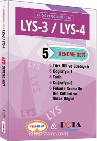 TS Öğrencileri İçin LYS 3 / LYS 4 5 Deneme Seti