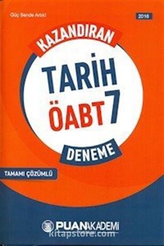 2016 ÖABT Kazandıran Tarih 7 Deneme Tamamı Çözümlü