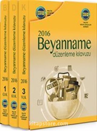 2016 Beyanname Düzenleme Kılavuzu (3 Cilt)