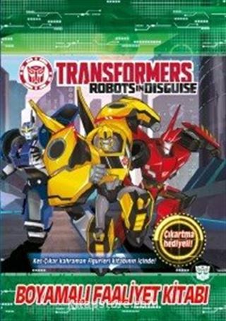 Transformers Boyamalı Faaliyet Kitabı