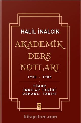 Akademik Ders Notları 1938-1986