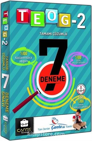 TEOG 2 Tamamı Çözümlü 7 Deneme Sınavı