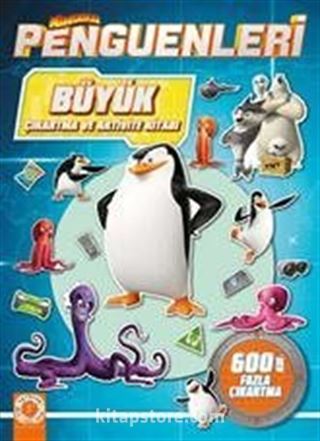 Madagaskar Penguenleri / Büyük Çıkartma ve Aktivite Kitabı