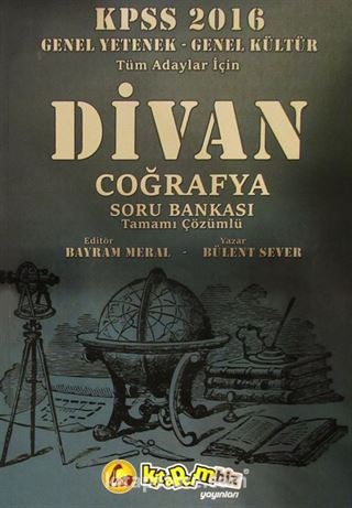 2016 KPSS Divan Genel Yetenek - Genel Kültür Coğrafya Soru Bankası Tamamı Çözümlü