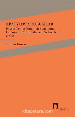 Kratylos'a Yorumlar 2. Cilt