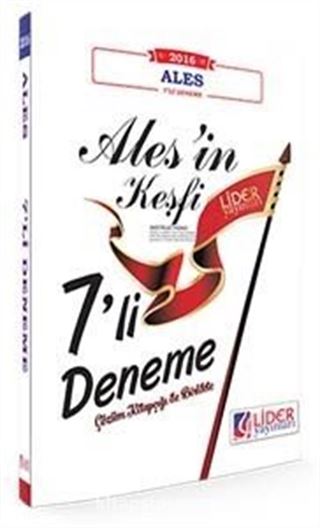 2016 ALES'in Keşfi 7'li Deneme (ALES-111)