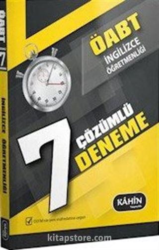 2016 ÖABT İngilizce Öğretmenliği 7 Çözümlü Deneme