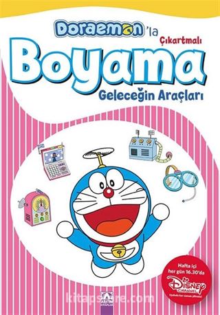 Doraemon'la Çıkartmalı Boyama - Geleceğin Araçları