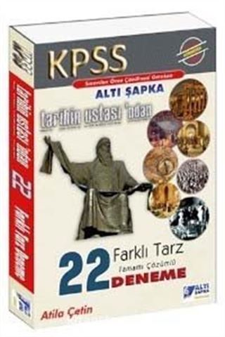 2016 KPSS Tarihin Ustasından Tamamı Çözümlü 22 Farklı Tarz Deneme