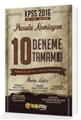 2016 KPSS Pusula Komisyon Genel Yetenek Genel Kültür Tamamı Çözümlü 10 Deneme