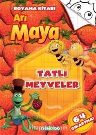 Arı Maya - Tatlı Meyveler - Boyama Kitabı