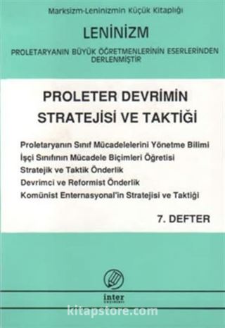 Proleter Devrimin Stratejisi ve Taktiği