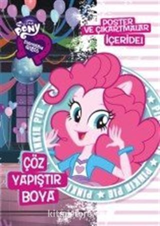 MLP EQ Girls Çöz Yapıştır Boya - Pinkie Pie