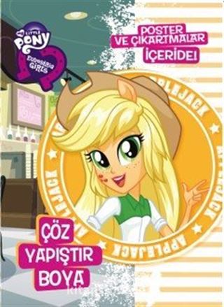 MLP EQ Girls Çöz Yapıştır Boya - Applejack