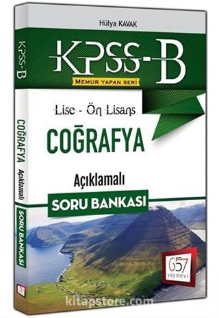 2016 KPSS-B Lise Ön Lisans Coğrafya Açıklamalı Soru Bankası