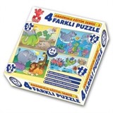 Anaokulu Eğitim Serisi 2- 4 FarklıPuzzle