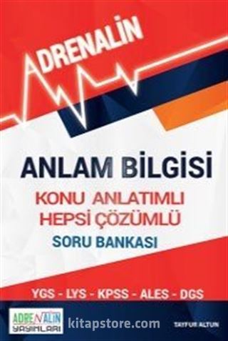 Anlam Bilgisi Konu Anlatımlı Hepsi Çözümlü Soru Bankası