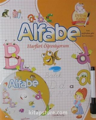 Alfabe / Harfleri Öğreniyorum ((Silgili Kalem+Cd İlaveli)