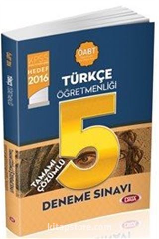 2016 ÖABT Türkçe Tamamı Çözümlü 5 Deneme Sınavı