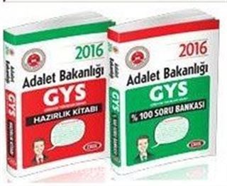 2016 GYS Adalet Bakanlığı Seti (2 Kitap)