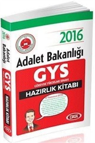 2016 GYS Adalet Bakanlığı Hazırlık Kitabı