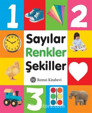 Sayılar, Renkler, Şekiller (Küçük Boy)