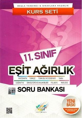 Kurs Seti 11. Sınıf Eşit Ağırlık Soru Bankası