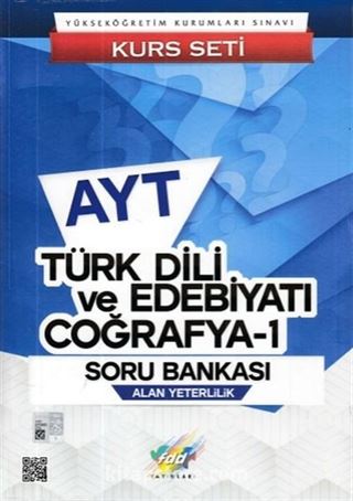 AYT Türk Dili ve Edebiyatı-Coğrafya 1 Soru Bankası Kurs Seti