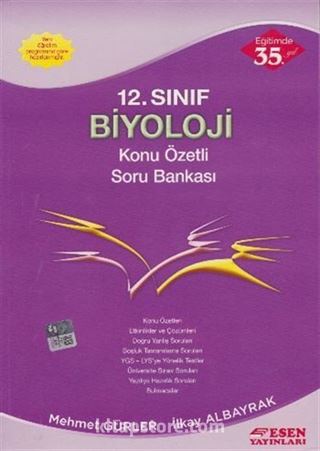 12. Sınıf Biyoloji Konu Özetli Soru Bankası