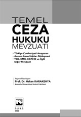 Temel Ceza Hukuku Mevzuatı