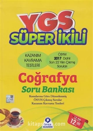 YGS Süper İkili Coğrafya Soru Bankası