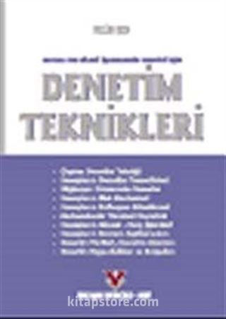 Denetim Teknikleri (Hatalı ve Hileli İşlemlerin Tespiti İçin)