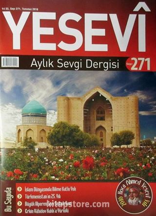 Yesevi Aylık Sevgi Dergisi Sayı:271 Temmuz 2016