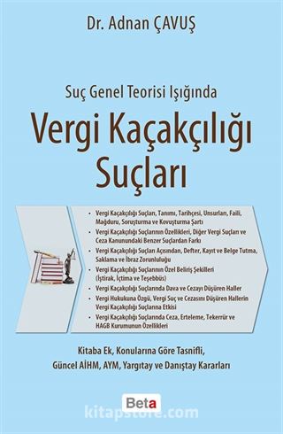 Vergi Kaçakçılığı Suçları