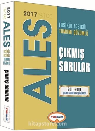 2017 ALES Fasikül Fasikül Tamamı Çözümlü Çıkmış Sorular (2011-2016)