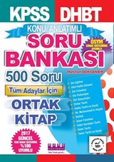 Kpss Dhbt Konu Anlatımlı Soru Bankası 500 Soru Tüm Adaylar İçin Ortak Kitap