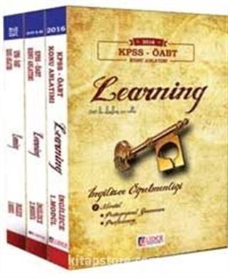 2016 KPSS ÖABT İngilizce Öğretmenliği Konu Anlatımı (Learning) (3 Kitap)