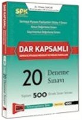 SPK Dar Kapsamlı Sermaye Piyasası Mevzuatı ve Meslek Kuralları Cevaplı 20 Deneme Sınavı