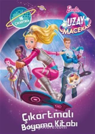 Barbie Uzay Macerası Çıkartmalı Boyama