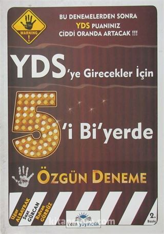 YDS'ye Girecekler İçin 5'i Bi'yerde Özgün Deneme